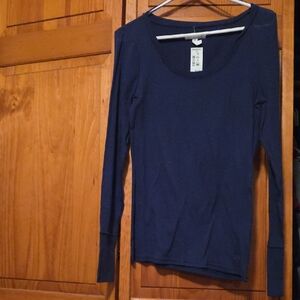 Aeropostale Deep Blue Long Sleeve Tee